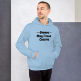 Light Blue May I?  Hoodies