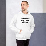 White May I? Hoodies