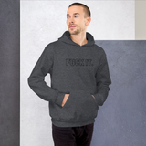Dark Heather Fuck It. Hoodies