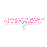 Consent? Bubble-free stickers