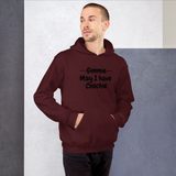 Maroon May I? Hoodies