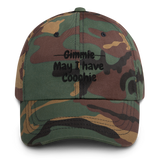 Green Camo May I? Dad hats