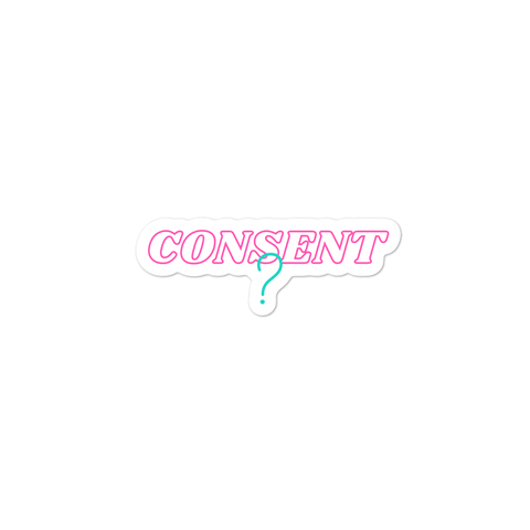 Consent? Bubble-free stickers