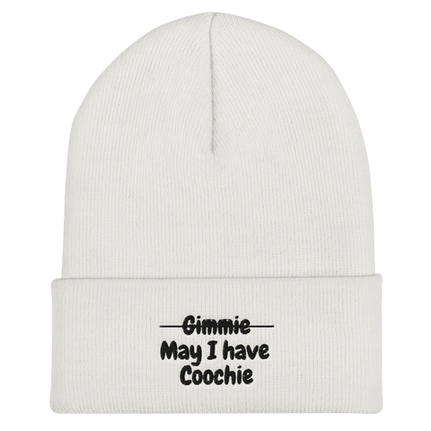 White May  I? Cuffed Beanies