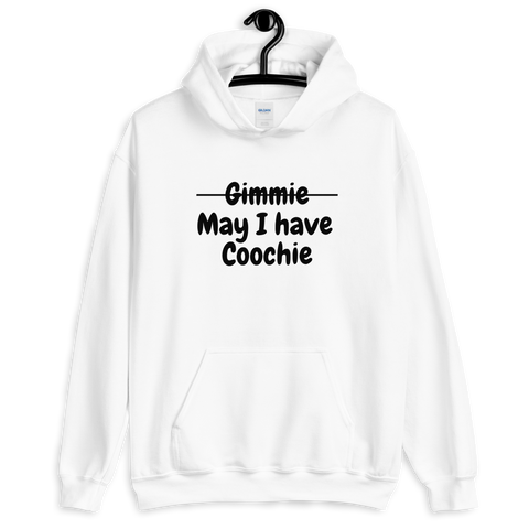 White May I? Hoodies