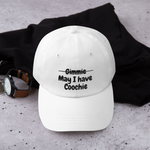 White May I? Dad hat