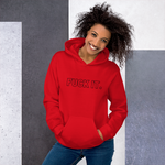 Red Fuck It. Hoodies