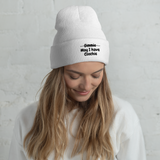 White May  I? Cuffed Beanies