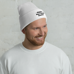 White May  I? Cuffed Beanies