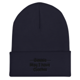 Navy May I? Cuffed Beanies