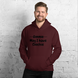 Maroon May I? Hoodies