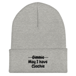 Heather Grey May I? Cuffed Beanies