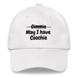 White May I? Dad hat