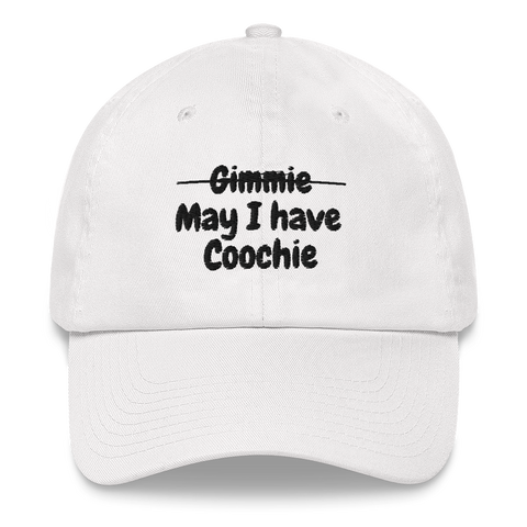 White May I? Dad hat