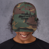 Green Camo May I? Dad hats