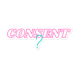 Consent? Bubble-free stickers
