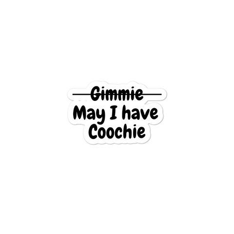 May I? Bubble-free stickers